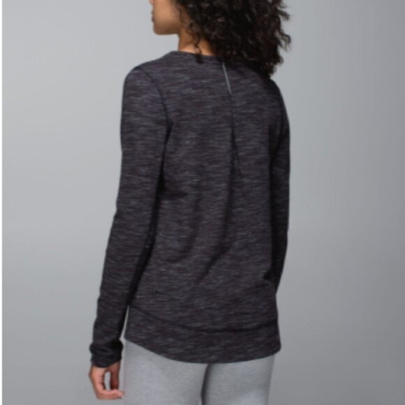 Lululemon Exhalation Pullover Black Heather 4 NWOT - Picture 3 of 16